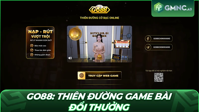 Go88: Thiên Đường Game Bài Đổi Thưởng Đẳng Cấp Top 1
