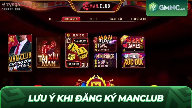 Lưu ý khi đăng ký Manclub để đảm bảo thành công