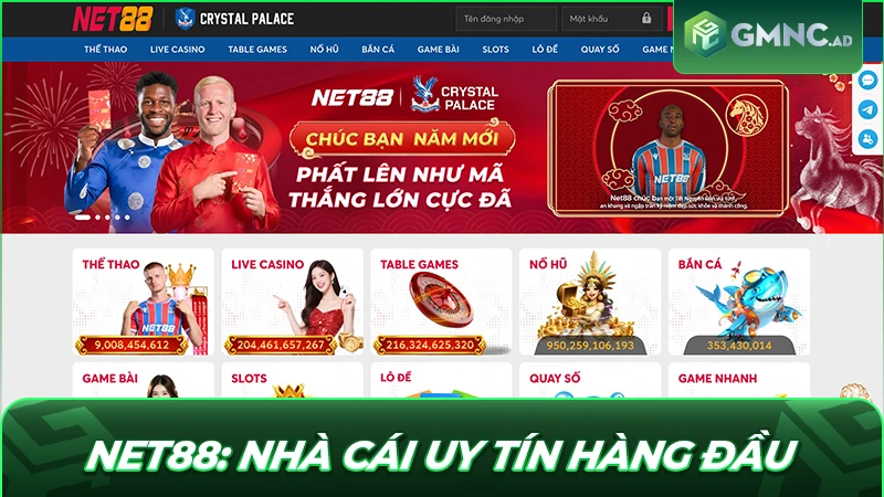 Net88: Nhà Cái Trực Tuyến Uy Tín Hàng Đầu Việt Nam